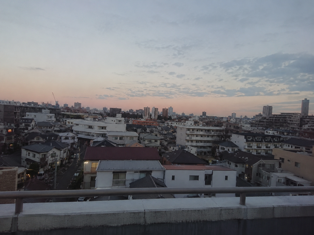 ビルから見える街並み