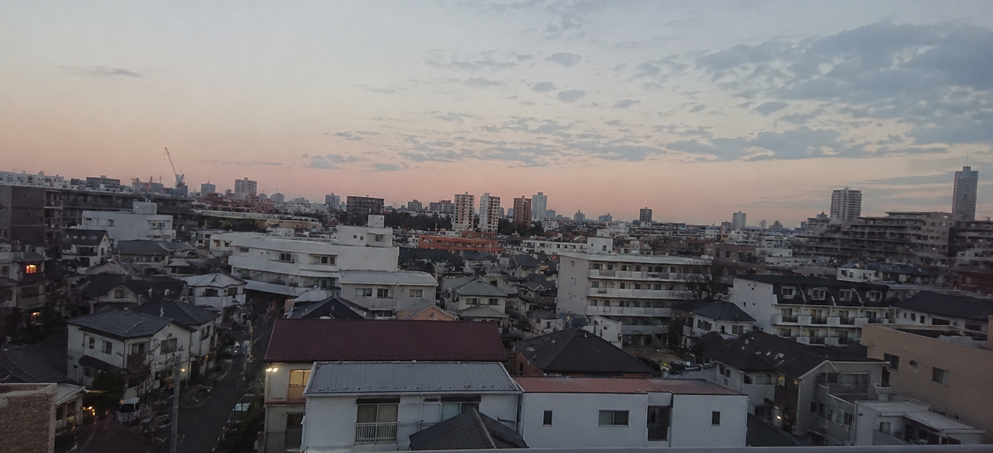 ビルから見える街並み
