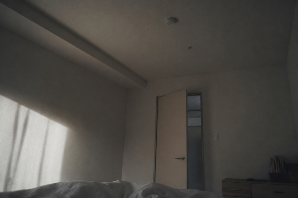 薄暗い部屋