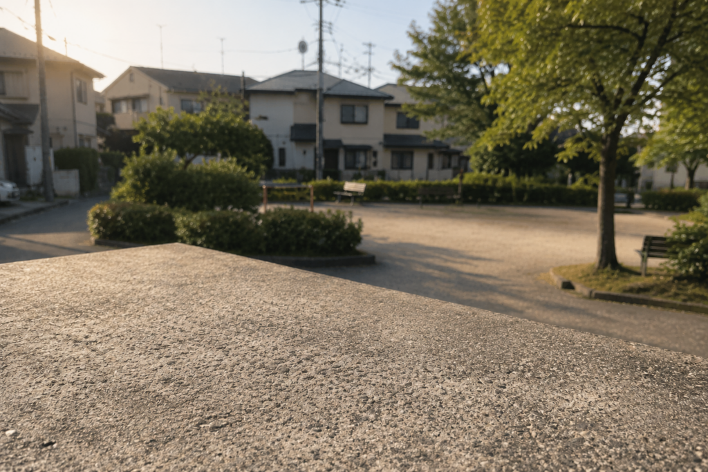 住宅街の小さな公園